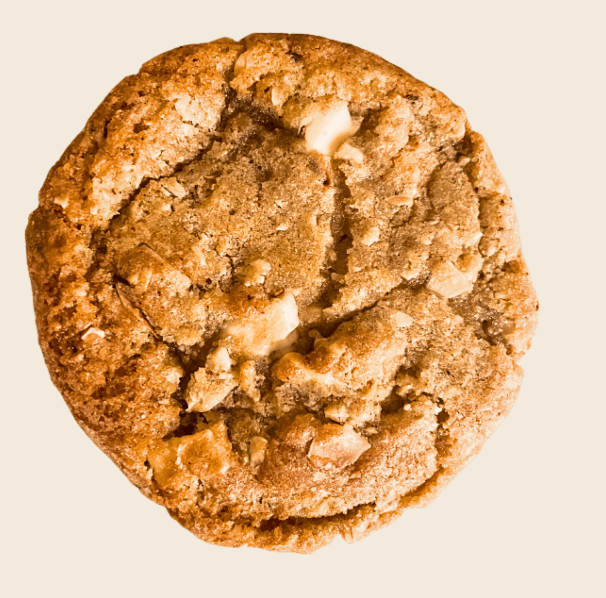 White Chocolate Almond cookie from The Dough Chemist