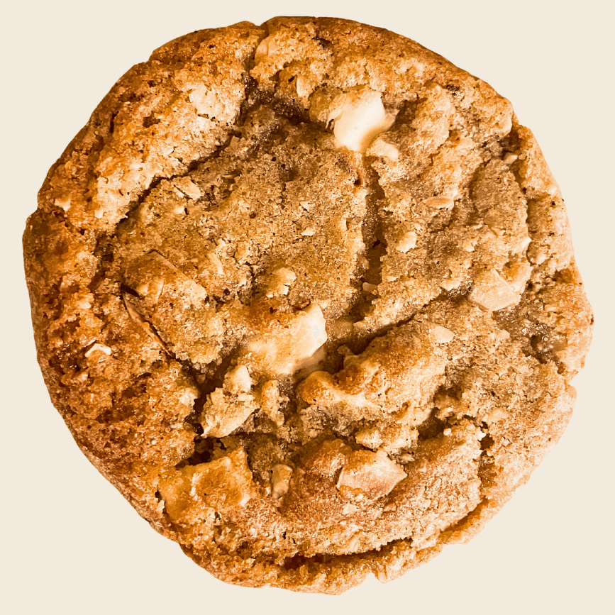 White Chocolate Almond cookie from The Dough Chemist